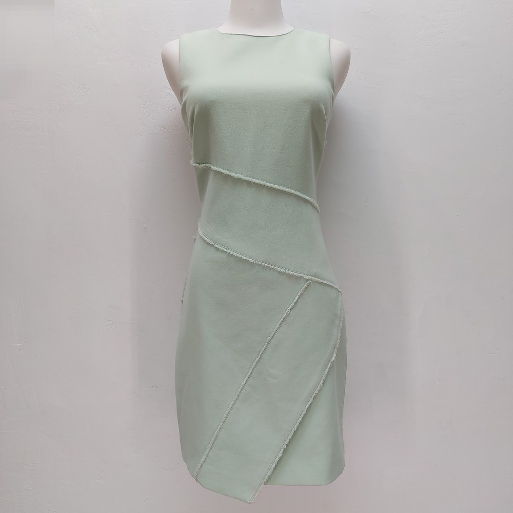 Cinq a Sept Sheath Mini Dress Women's 4 Mint Green Contemporary Chic Sleeveless